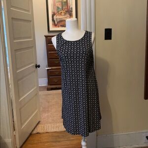 Old Navy Black and White Patterned Dress